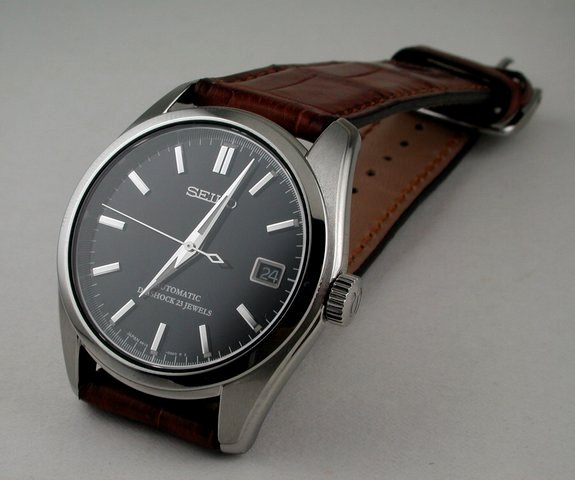 seiko 5 watch leather band