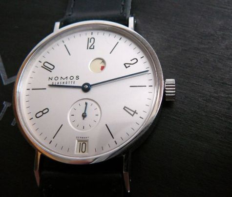 Nomos Tangente Date Power Reserve