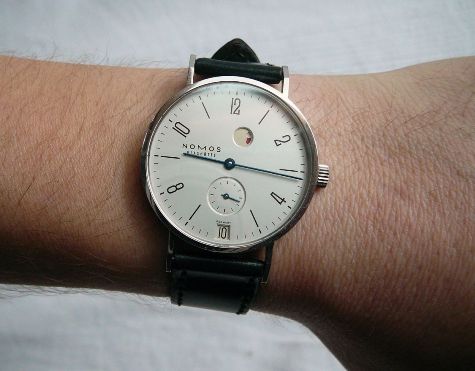 Nomos Tangente Date Power Reserve