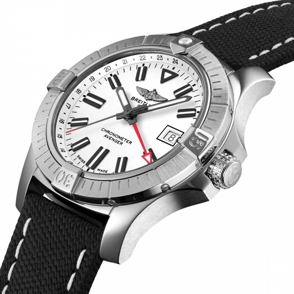 BREITLING Avenger Automatic GMT 43 Stainless Steel WHITE 01.jpg